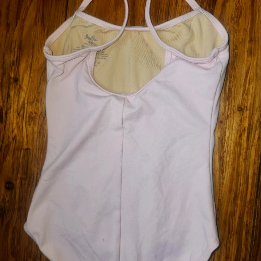 Mirella Girls Camisole Leotard Dance Or Gymnastics Pink 4-6